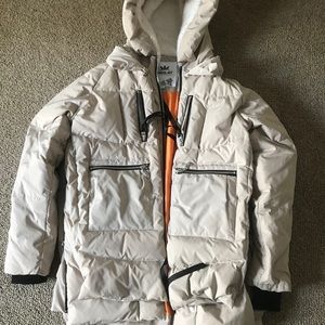 Orolay tan Hooded Super-warm Puffer